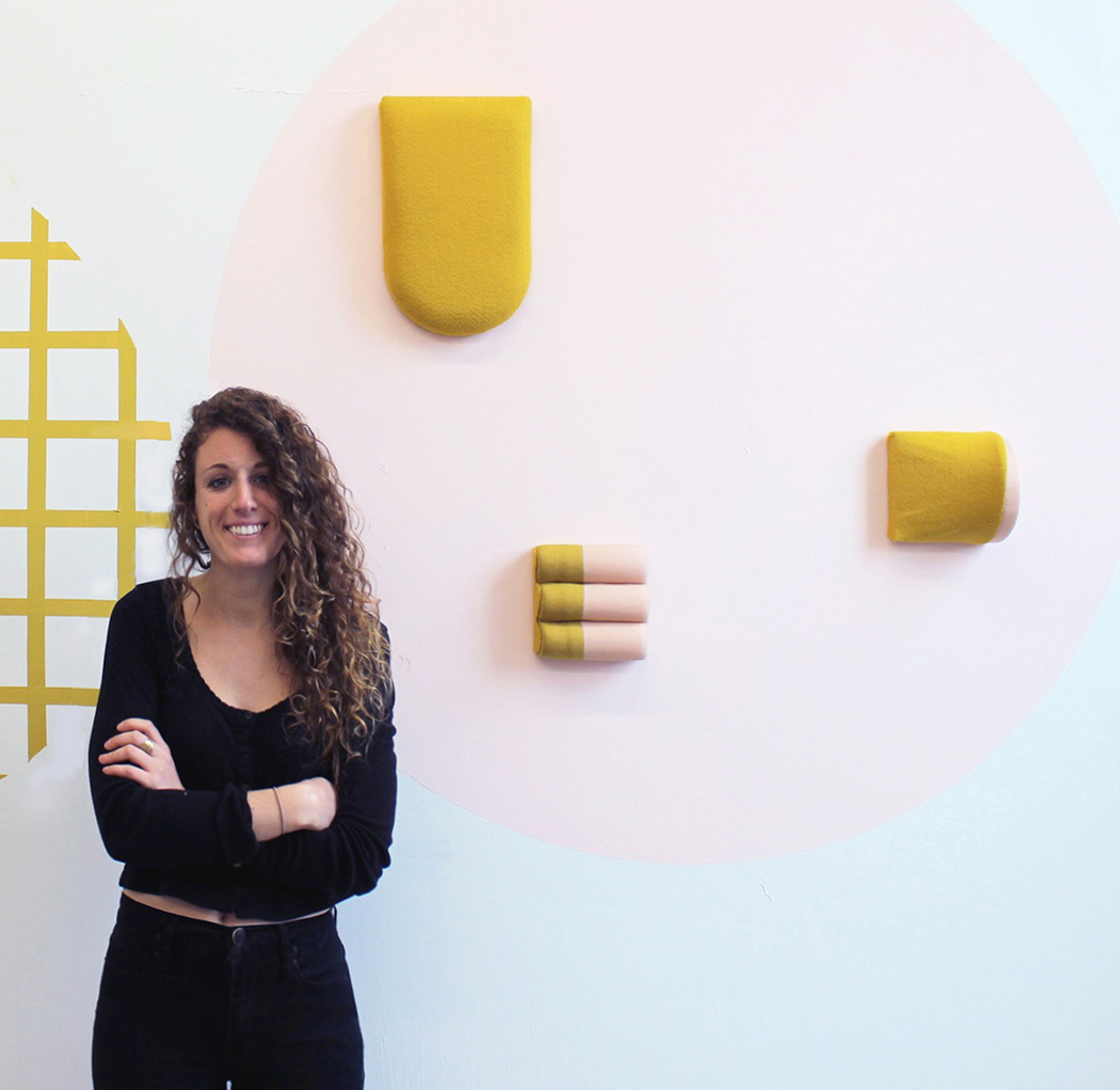 Picture of Giulia Piera Livi at her exhibition