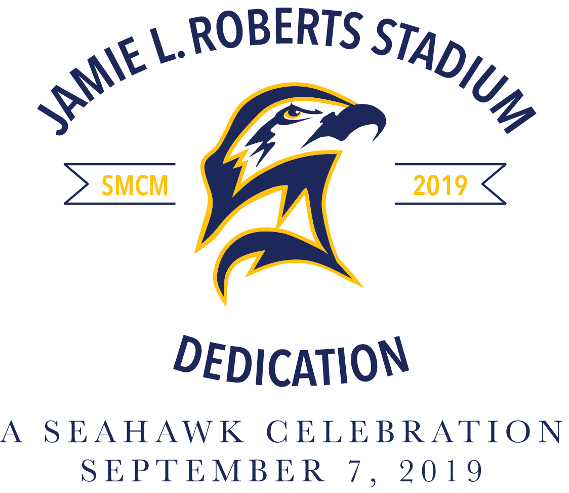 Jamie L. Roberts Stadium Dedication: A Seahawk Celebration, September 7, 2019, Text and Logo