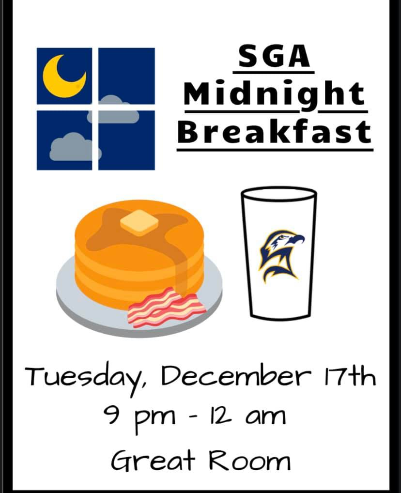 Flyer for midnight Breakfast