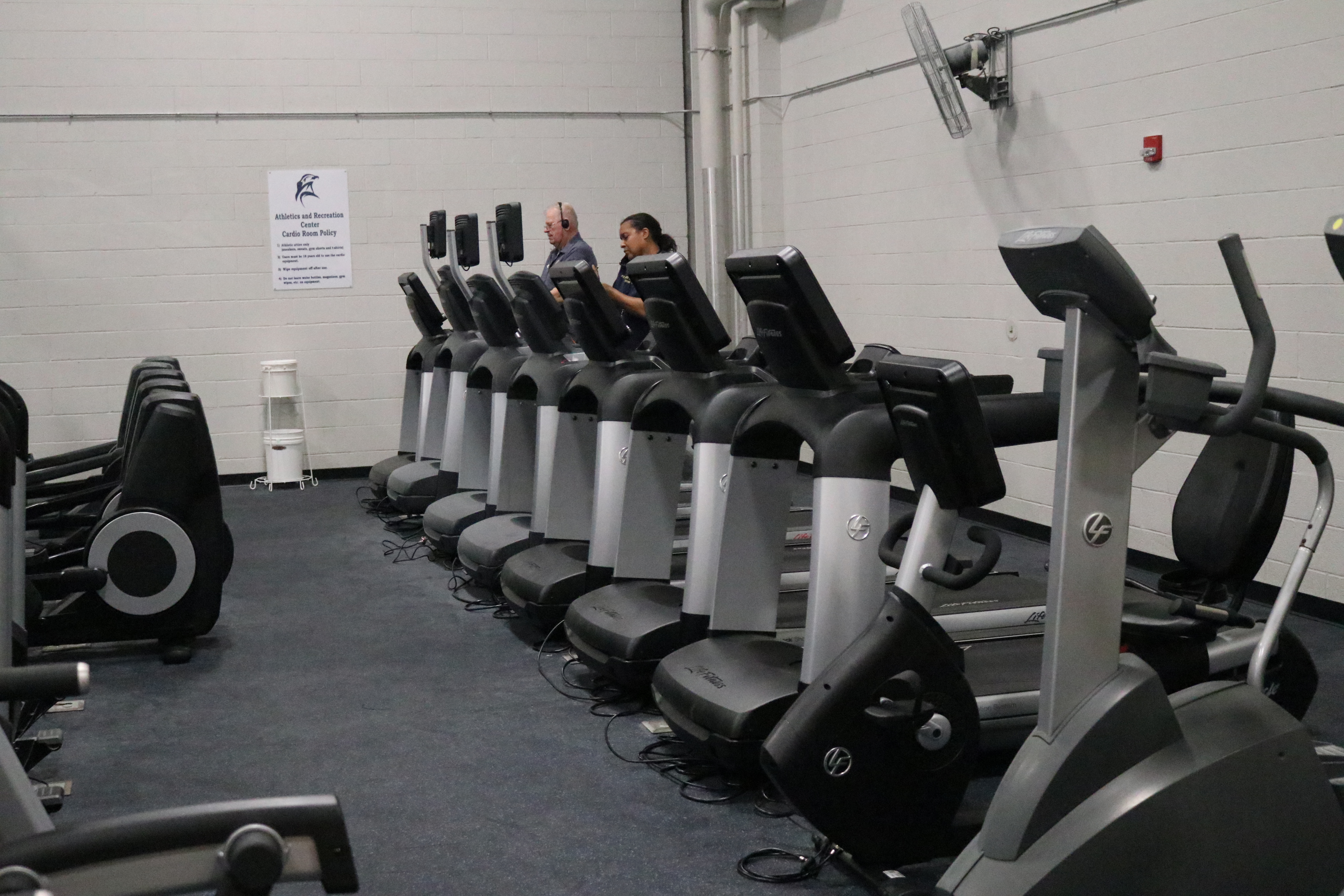 New treadmills ready to be used