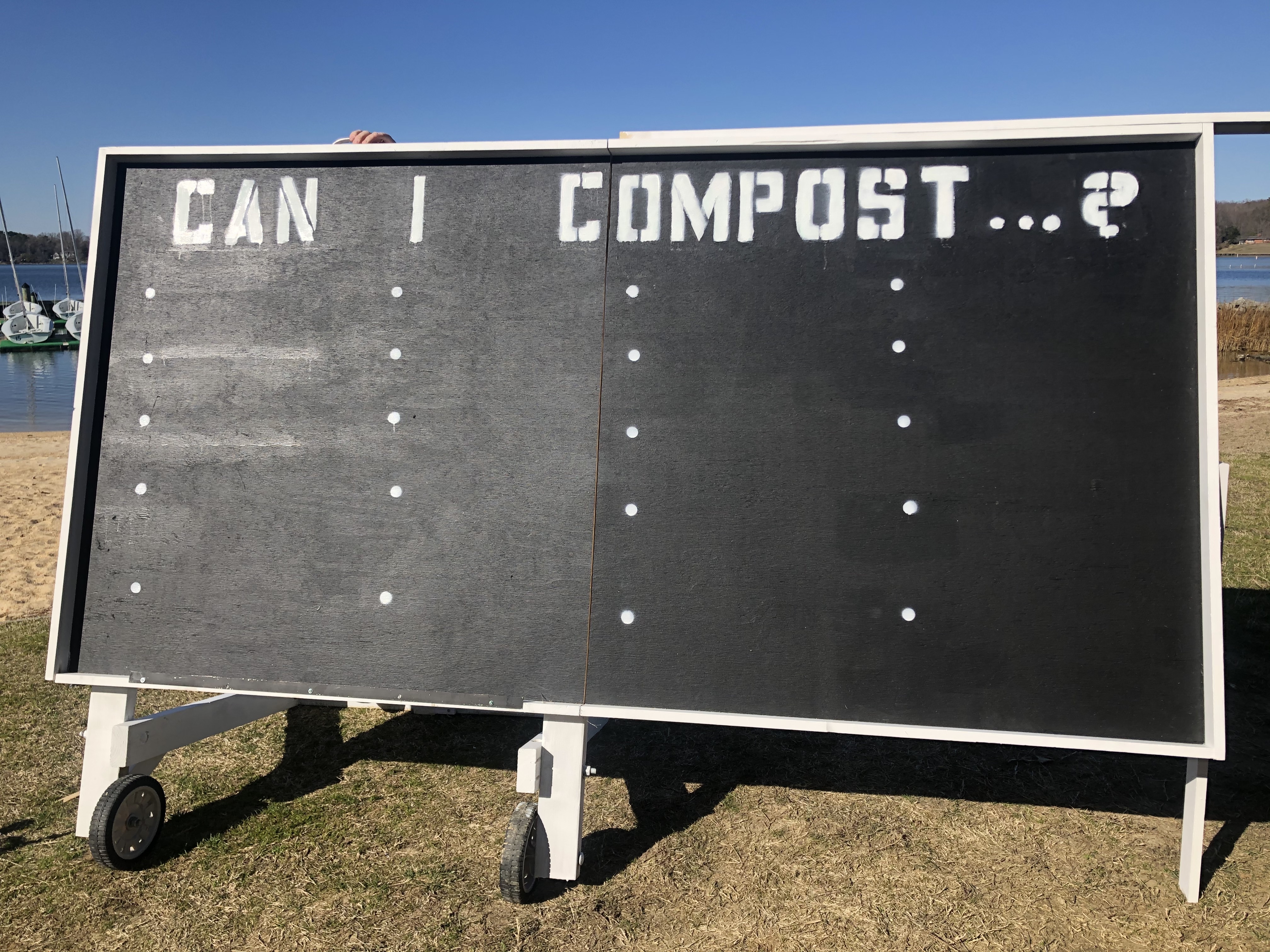 "Can I Compost...?" Chalkboard Wall