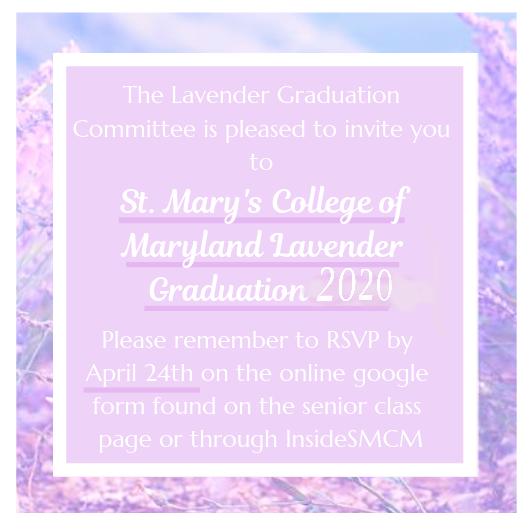 Lavender Graduation Flyer