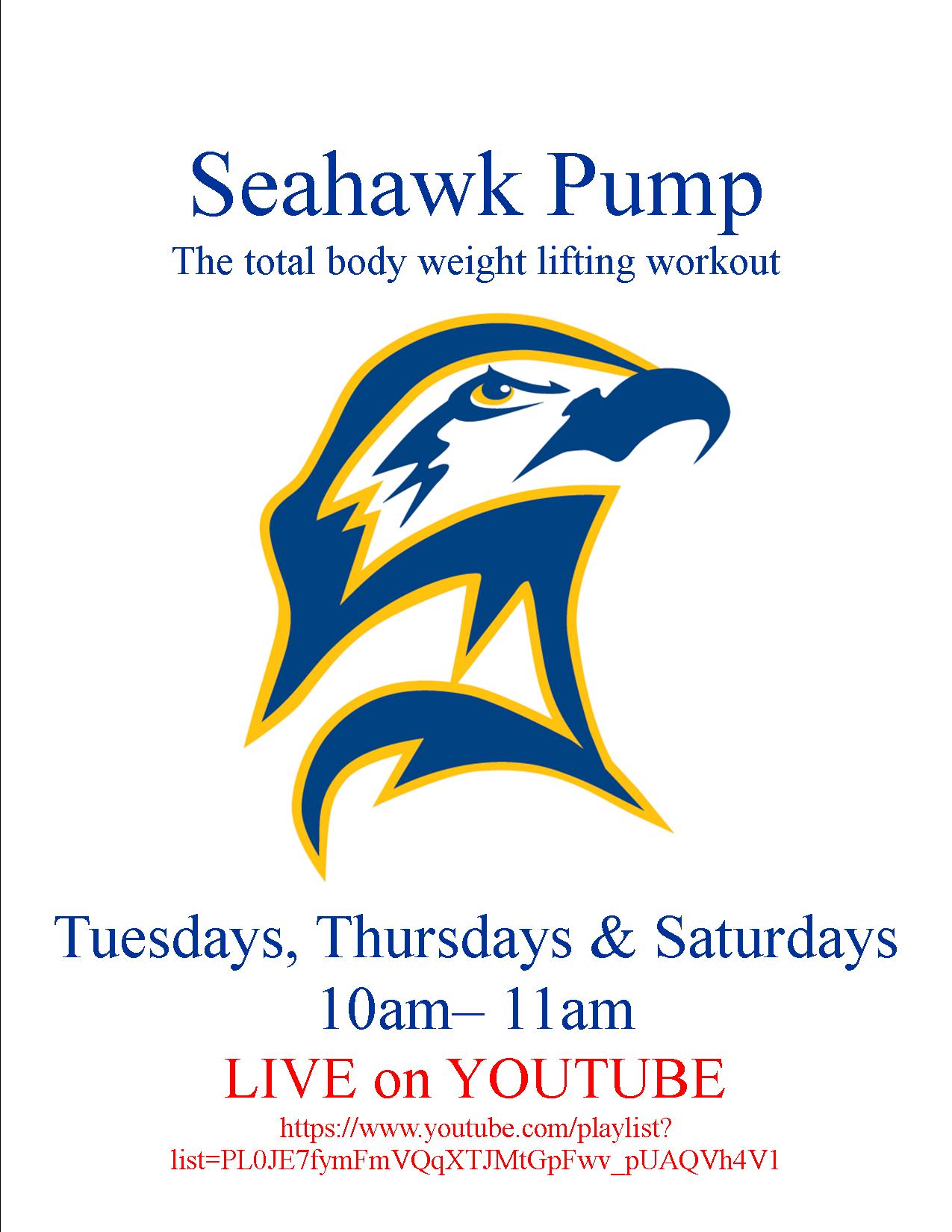 SeaHawk Pump continuing LIVE on YOUTUBE