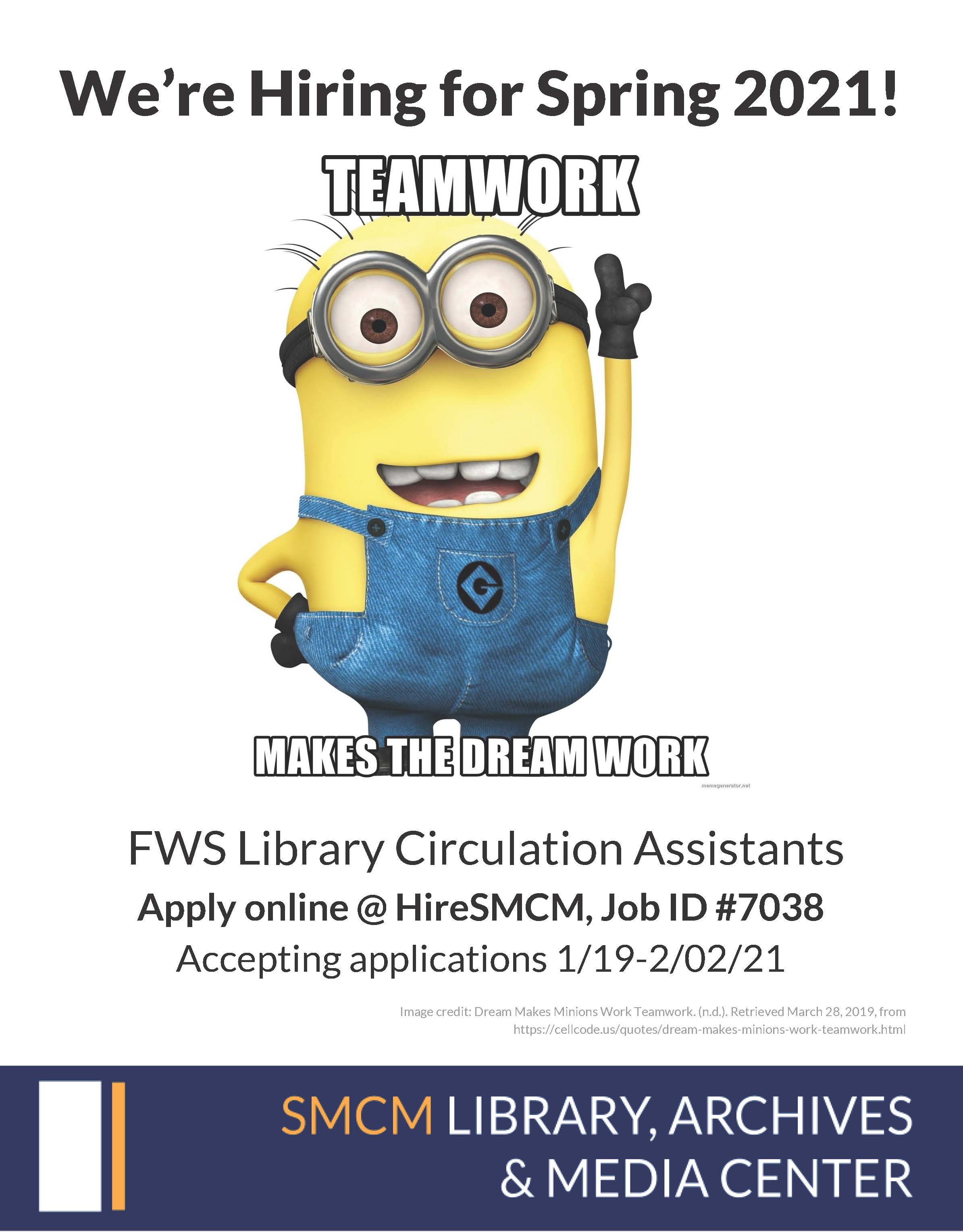 Library Hiring-SP '21