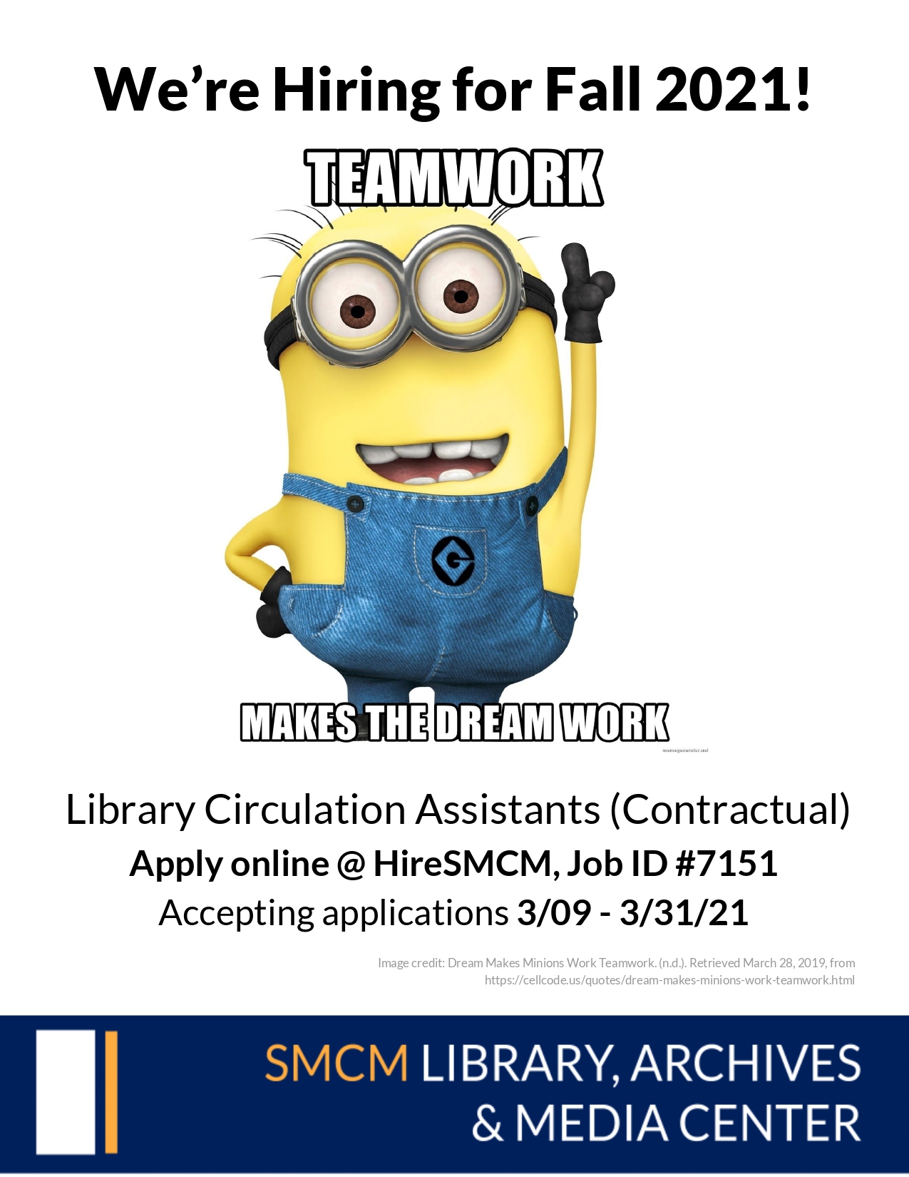 Library Hiring-Fall '21