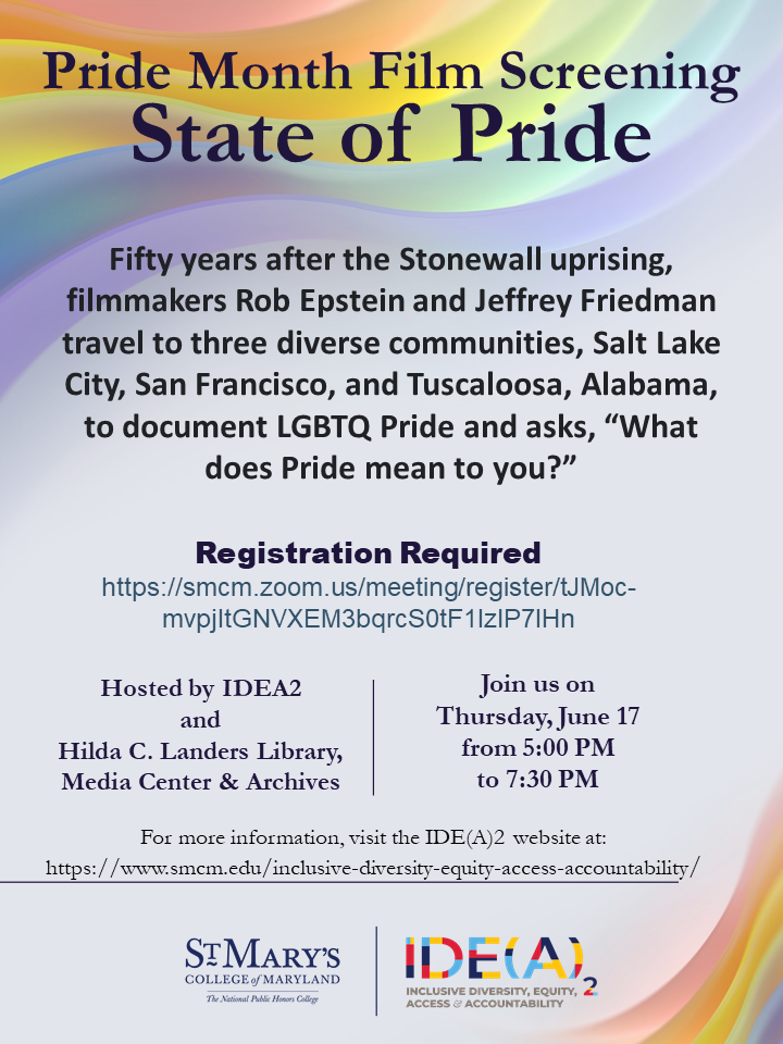 State of Pride Film Screening Flyer