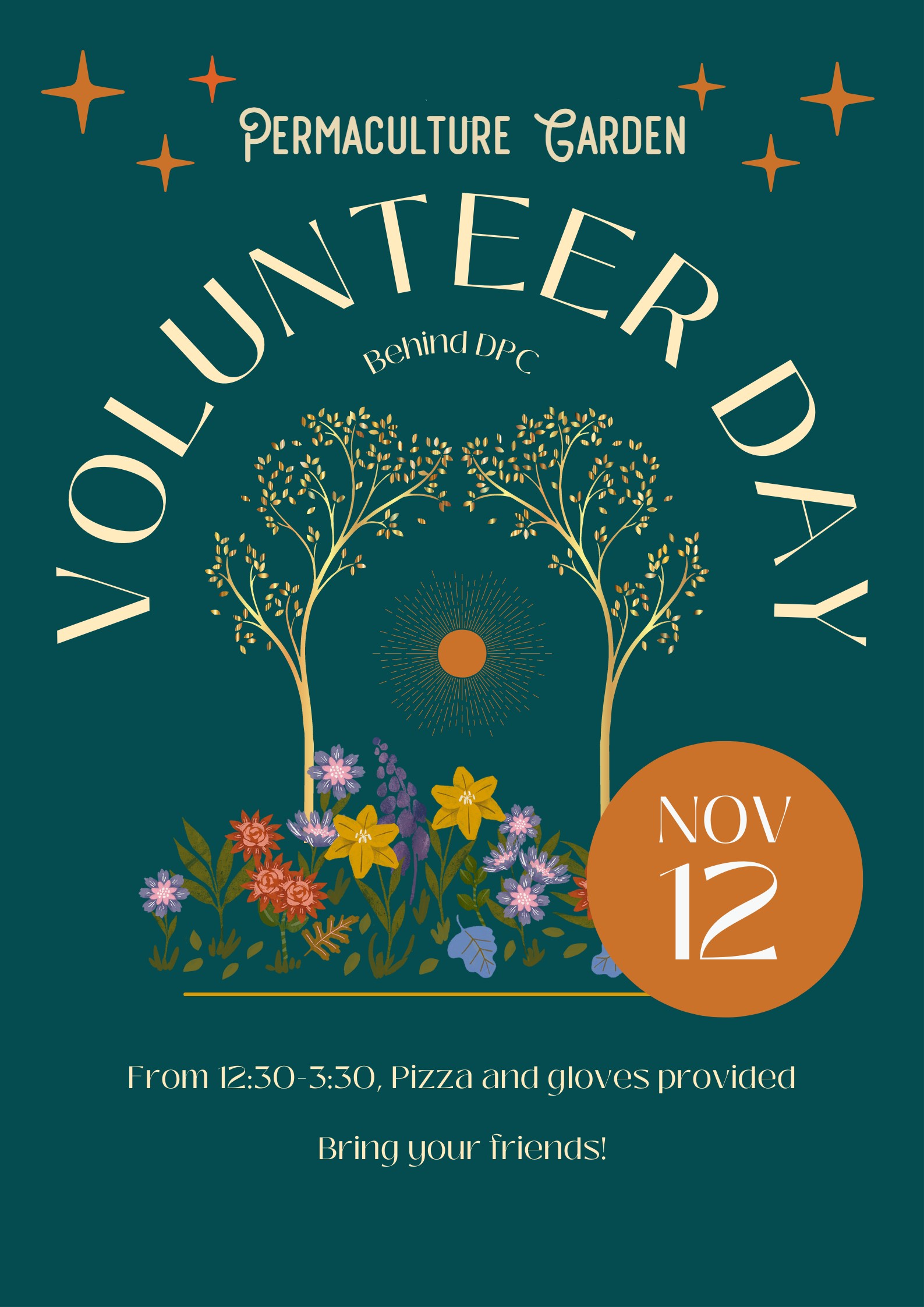 Volunteer Day Poster, all information in full announcement