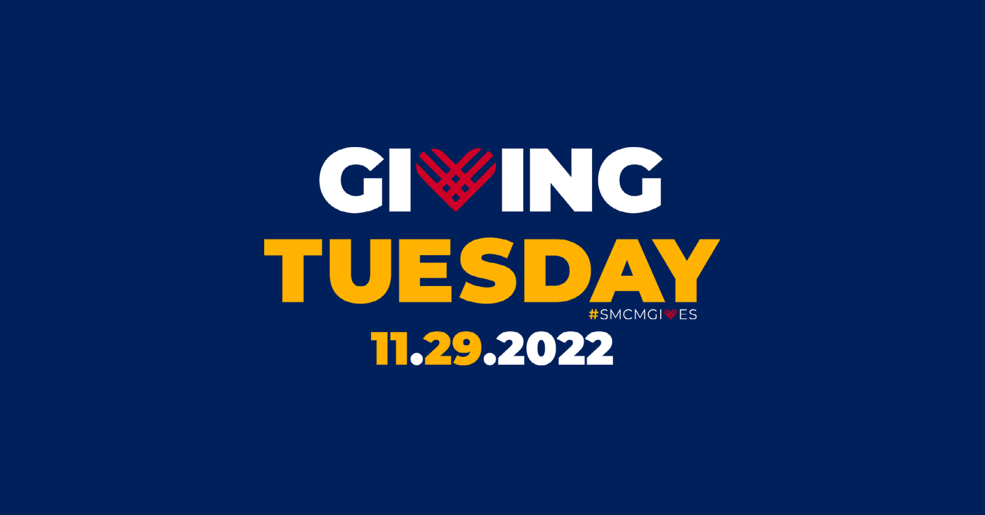 Graphic that reads: Giving Tuesday 11-29-2022