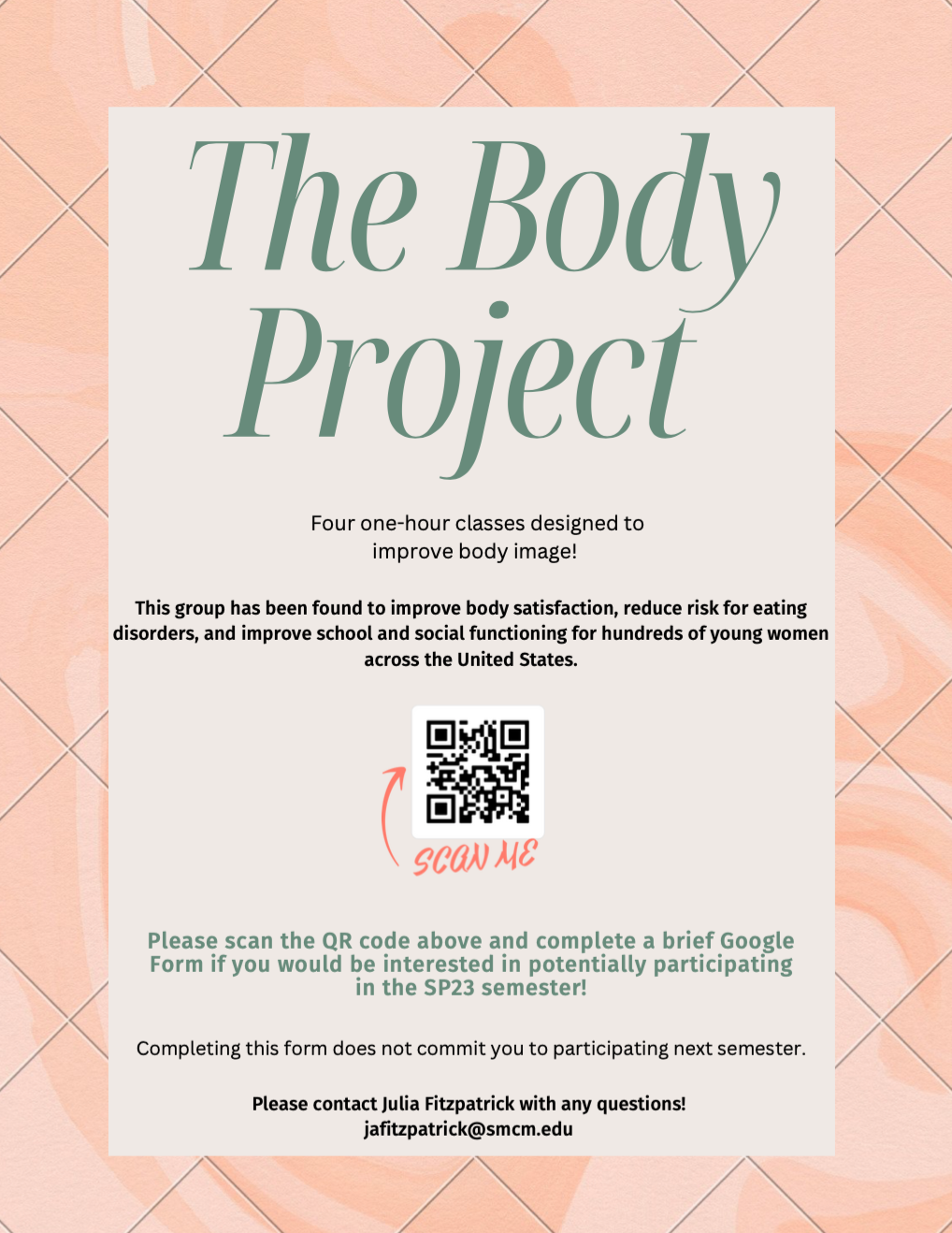 Body Project Flyer