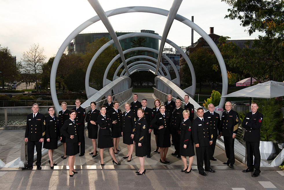 U.S. Navy Band Sea Chanters group photo 