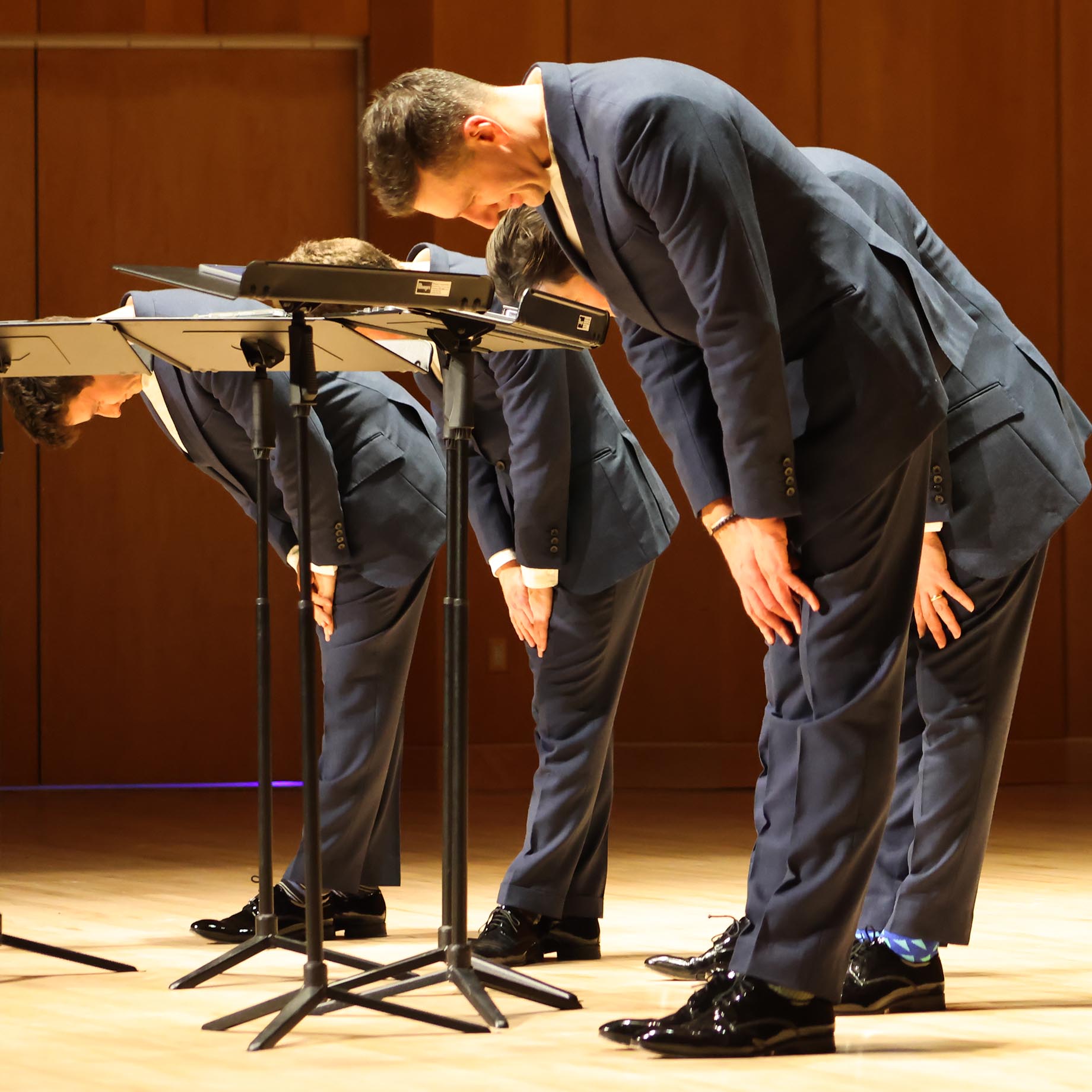 The King's Singers take a bow