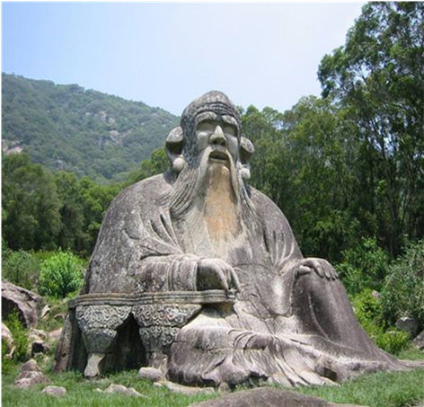 A magnificent 20 foot tall statue of an old man on the nearby Qingyuan Mountain. Originally known as the “Rock of Immortals”, the statue is believed to represent Laozi, the founder of Taoism.