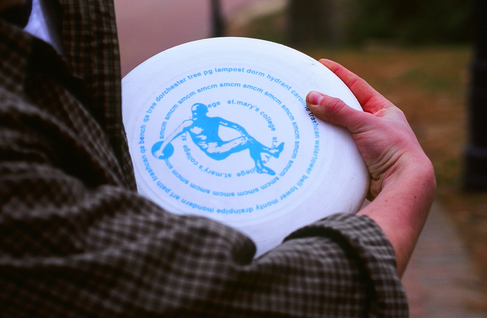 Take a close look to learn the route for Frisbee golf