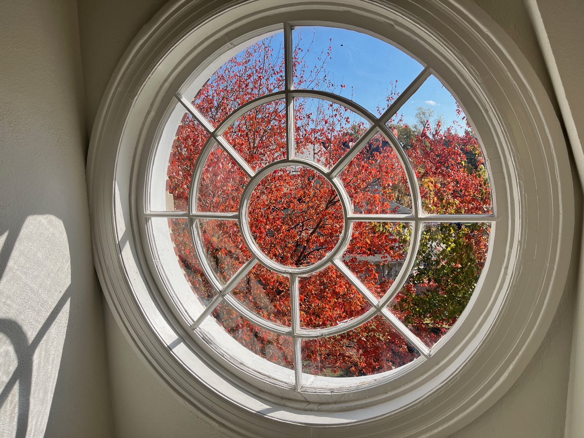 Image from third floor Calvert Hall window.