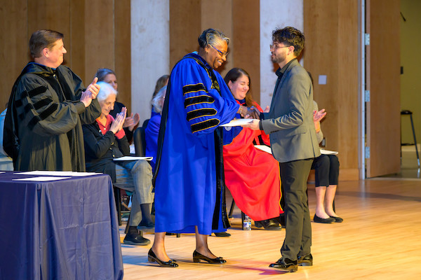 Student Receiving Award