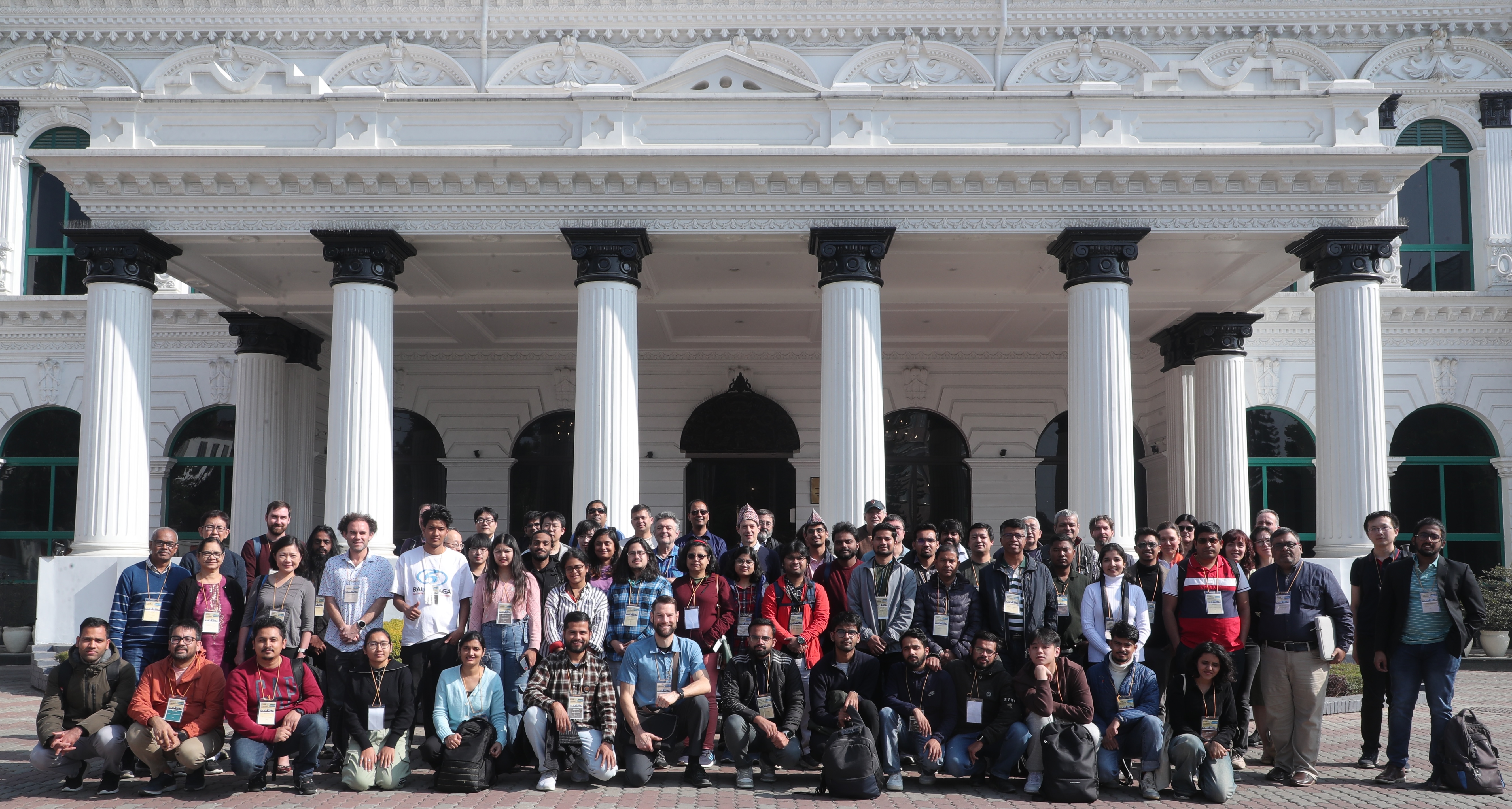 group of scientists in Nepal as part of BCVSPIN conference