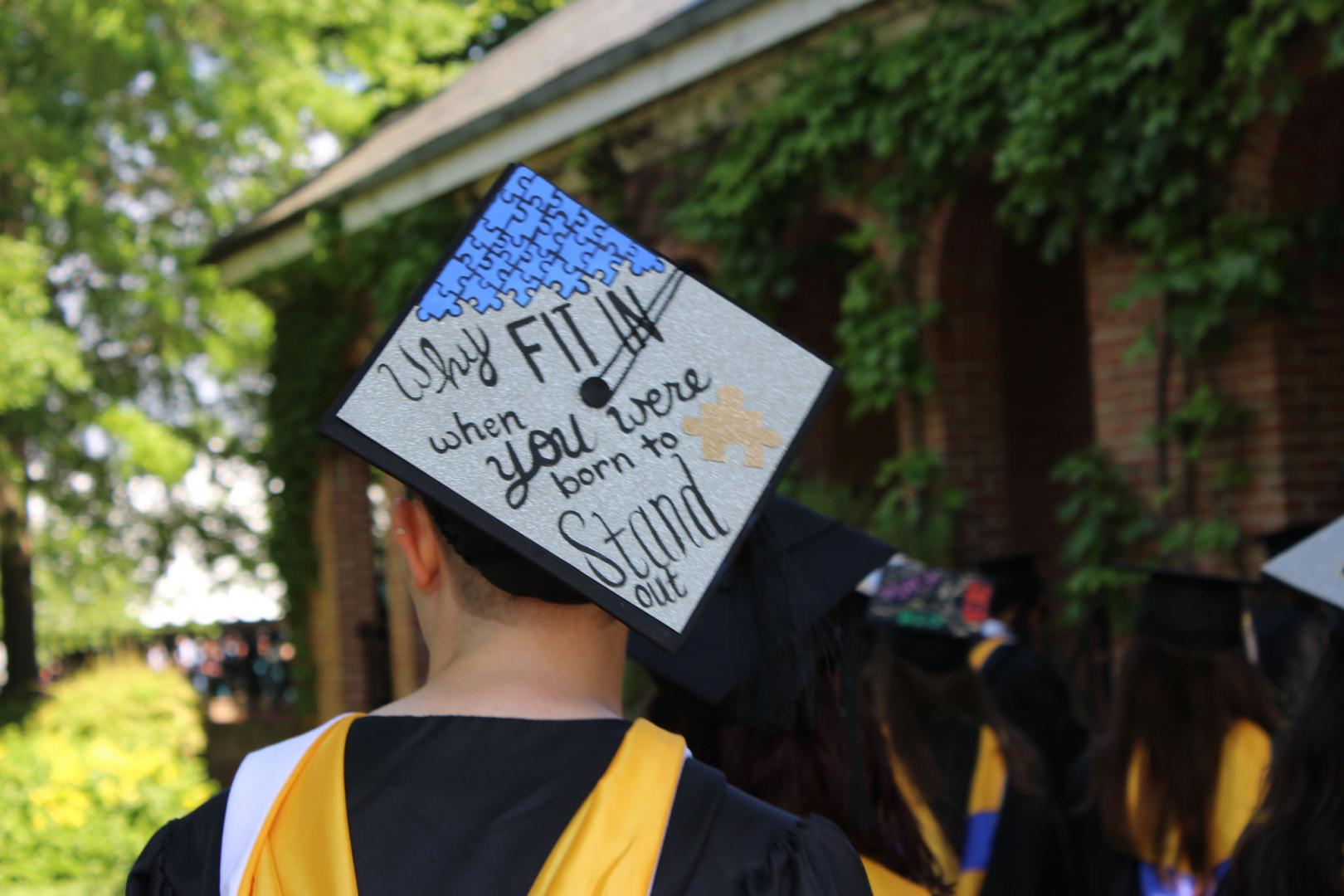 Commencement Cap: Why fit in when you can stand out