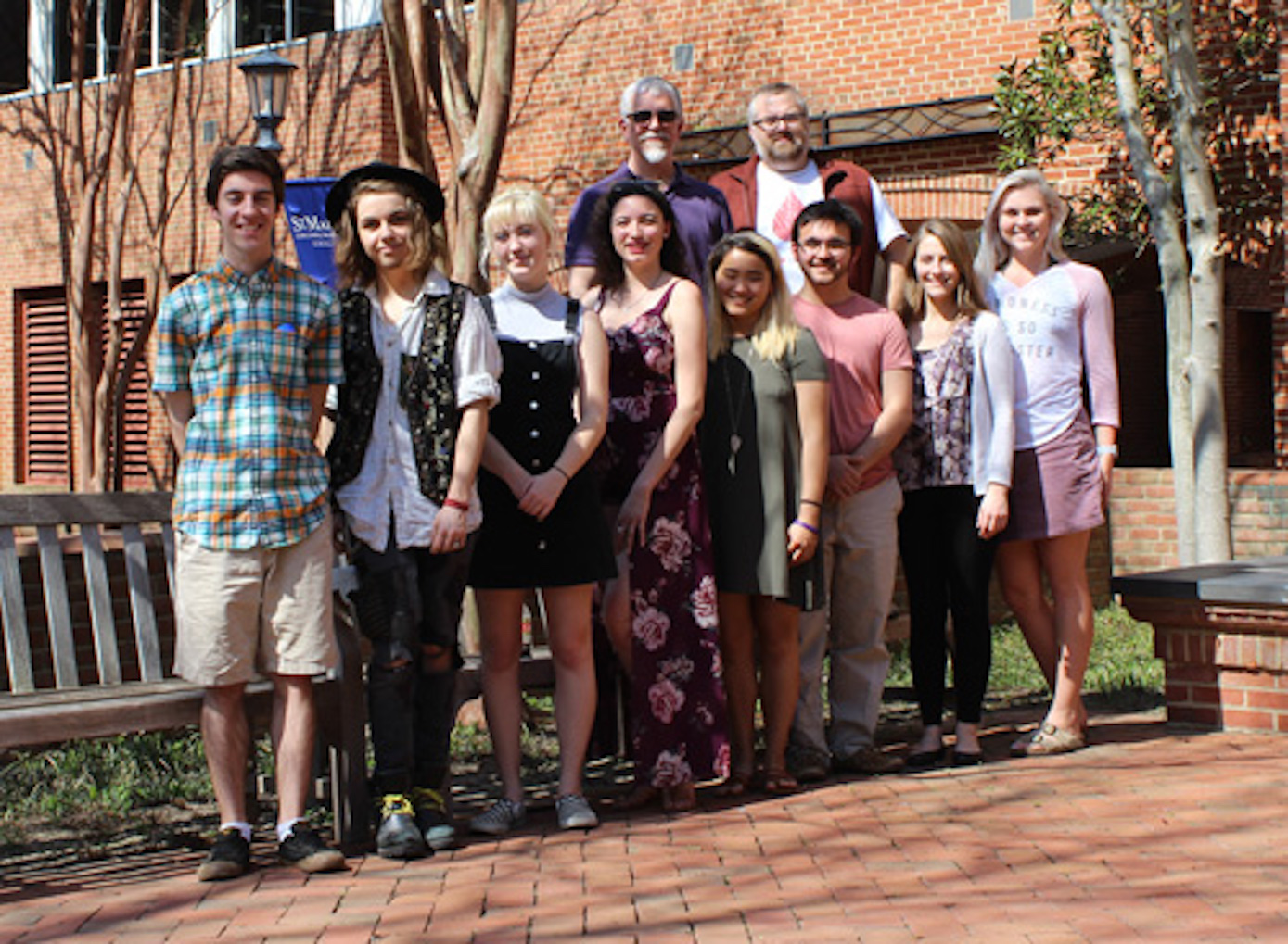 Rhoda, Emerson and SURF students pictured