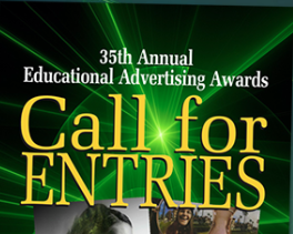 Higher education marketing awards logo pictured Higher education marketing awards logo pictured