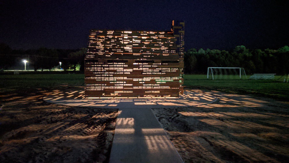 Commemorative to Enslaved Peoples of Southern Maryland shown