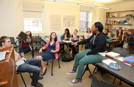 Students in the classroom