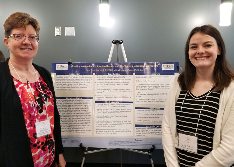 Traci Haynie and Emily Warren present poster