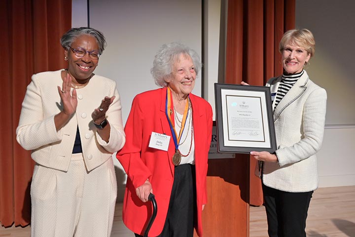 President Tuajuanda Jordan, Dallas Dean, Chair Susan Dyer