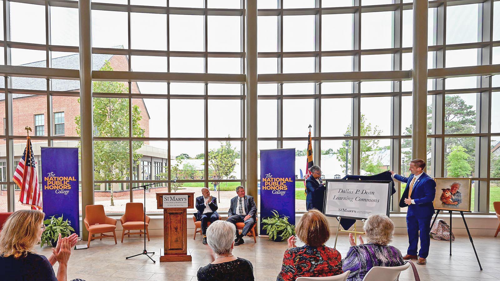 Name of the Learning Comons unveiled during ceremony