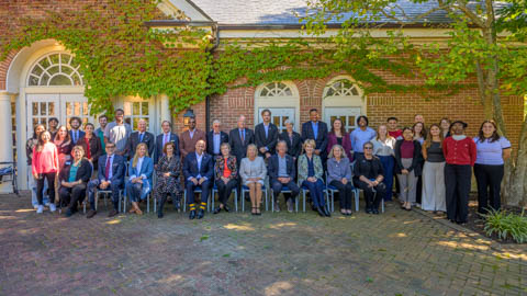 Board of Trustees and students