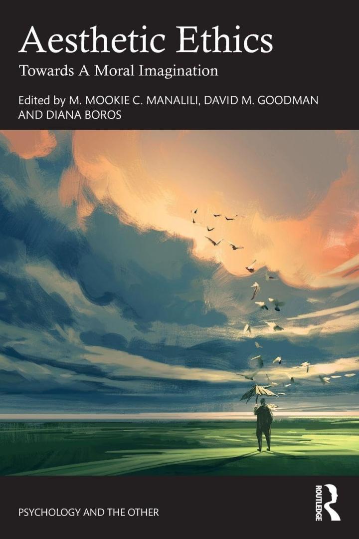 book cover showing clouds and sky