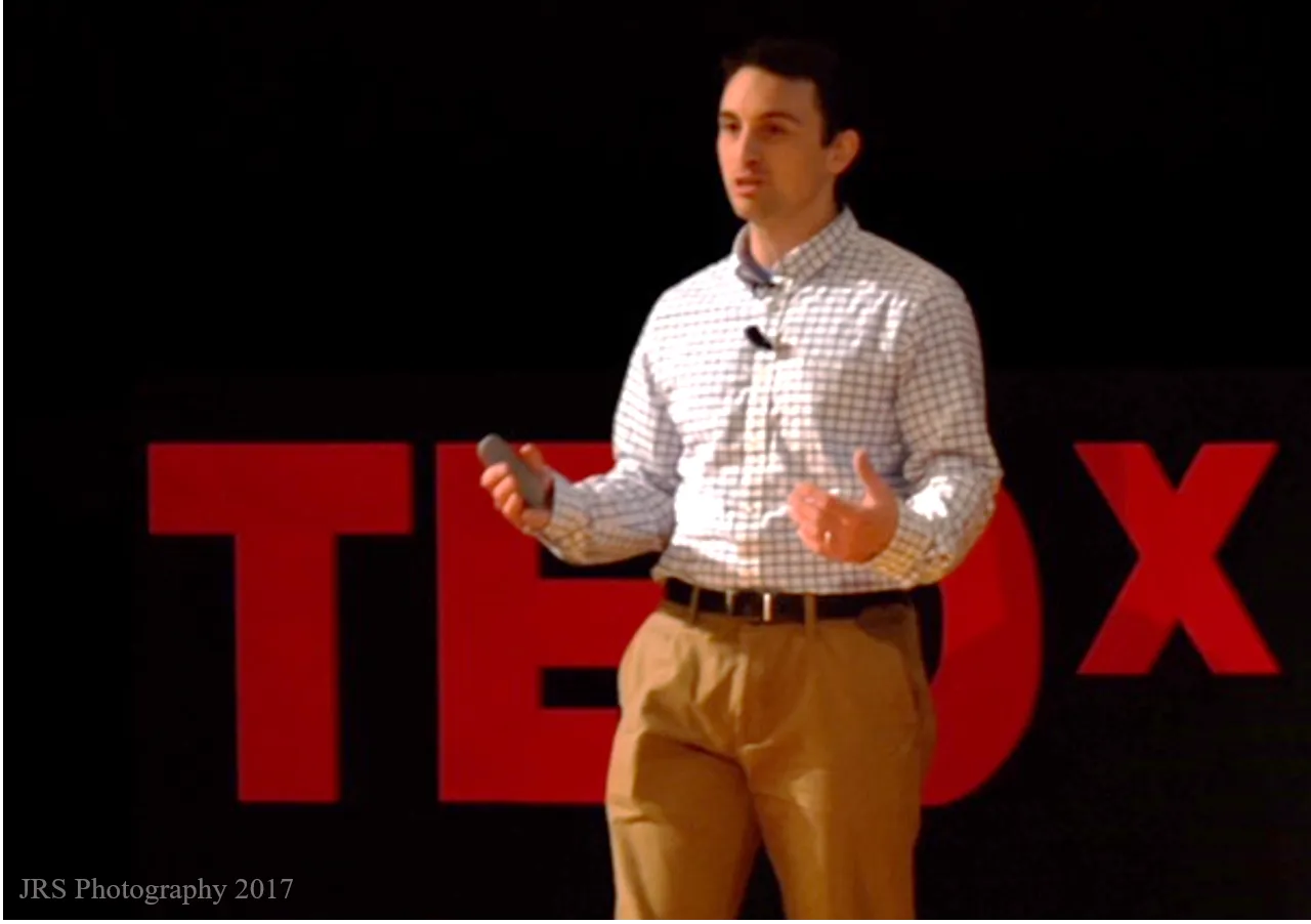 Dr. Townsend speaking at TEDxLeonardtown 
