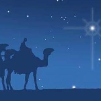 image featuring three wise men and north star