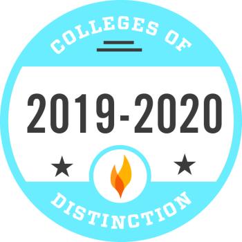 College of Distinction badge pictured