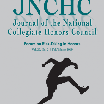Journal of the National Collegiate Honors Council cover pictured