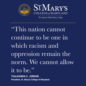 "This nation cannot continue to be one in which racism and oppression remain the norm.  We cannot allow it to be."