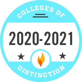 College of Distinction badge pictured