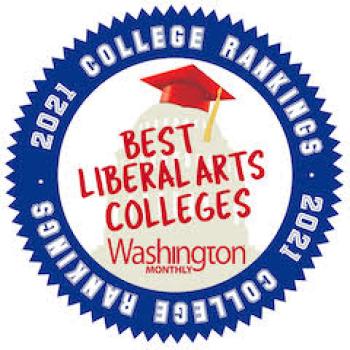 Washington Monthly badge "Best Public Liberal Arts Colleges"