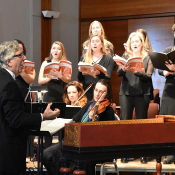 Larry Vote director choir pictured
