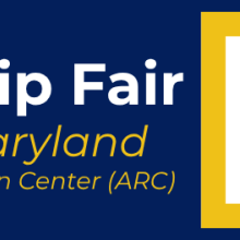 Banner for Career & Internship Fair at St. Mary's College of Maryland on November 3, 2026, from 10 AM to 2 PM at Michael P. O'Brien Athletics and Recreation Center.