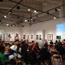 Anthropology students presenting at Anthro+ conference