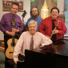 Pictured: Brian Ganz  with Peter Fields, Fred Lieder and Don Stapleson.