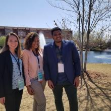 Hannah Murphy, Chikondi Kulemeka and Sidi Chleuh pictured