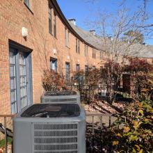 Townhouse residences pictured
