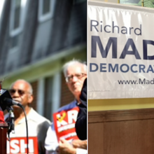 Maryland State Senator Rich Madaleno, and former policy director for First Lady Michelle Obama, Krish Vignarajah, pictured 