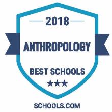 Schools.com best anthropology badge