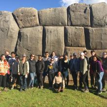 Study tour in Peru pictured
