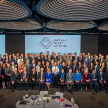 Group photo of all attendees of the ATI Presidential Summit 