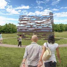 Commemorative rendering pictured