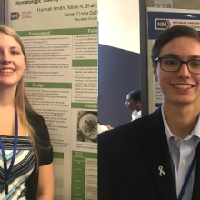 Hannah Smith ’20 and Michael Timmer ’20  pictured