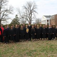 Phi Beta Cappa inductees pictured